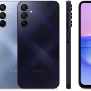 Samsung Galaxy A15, Smartphone Android 14, Display Super AMOLED 6.5″ FHD+, 4GB RAM, 128GB, memoria interna espandibile fino a 1TB, Batteria 5.000 mAh, Blue [Versione Italiana]