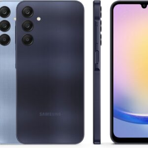 Samsung Galaxy A25 5G, Smartphone Android 14, Display Super AMOLED 6.5″ FHD+, 6GB RAM, 128GB, memoria interna espandibile fino a 1TB, Batteria 5.000 mAh, Blue Black [Versione Italiana]