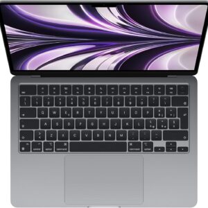 Apple PC Portatile MacBook Air 2022 con chip M2: display Liquid Retina 13,6″, 8GB di RAM, 256GB di archiviazione​​​​​​​ SSD storage, tastiera retroilluminata; color​​​​​​​ Grigio siderale