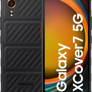 Samsung Galaxy XCover7 5G Smartphone Android Resistenza IP68, Display da 6.6”, RAM 6GB, 128 GB di Memoria Interna Espandibile, Batteria 4.050 mAh, Nero [Versione italiana]