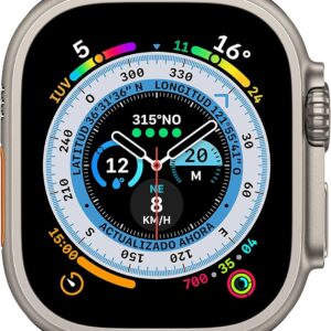 Apple Watch Ultra (GPS + Cellular, 49mm) Cassa in titanio e Cinturino Ocean Mezzanotte (Ricondizionato)