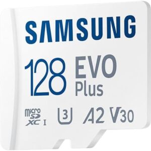 Samsung EVO Plus – Scheda di memoria microSD (2024) (con adattatore SD), 128 GB