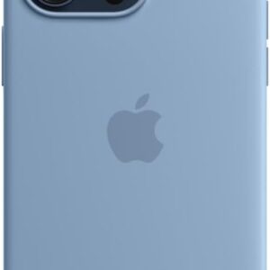 Apple Custodia MagSafe in silicone per iPhone 15 Pro Max – Blu inverno ​​​​​​​