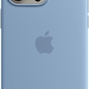 Apple Custodia MagSafe in silicone per iPhone 15 Pro Max – Blu inverno ​​​​​​​