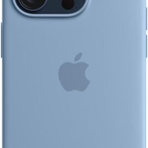Apple Custodia MagSafe in silicone per iPhone 15 Pro – Blu inverno ​​​​​​​