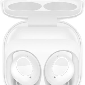 Samsung Galaxy Buds FE Cuffie Bluetooth True Wireless, Cancellazione attiva dei rumori (ANC), Fit Ergonomico, 3 Microfoni, Controlli touch, Bassi profondi, White 2023 [Versione Italiana]