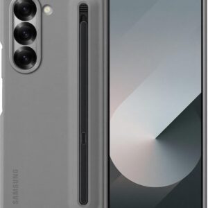 Samsung S Pen Case Custodia con S Pen integrata e design sottile per Galaxy Z Fold6, Silver Shadow