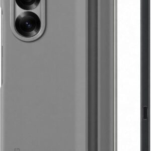 Samsung S Pen Case Custodia con S Pen integrata e design sottile per Galaxy Z Fold6, Silver Shadow