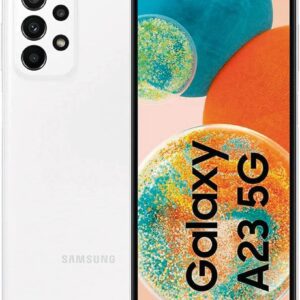 Samsung Galaxy A23 5G Android Smartphone, Display LCD TFT da 6,6 pollici, batteria da 5.000 mAh, 64 GB/4 GB RAM, bianco