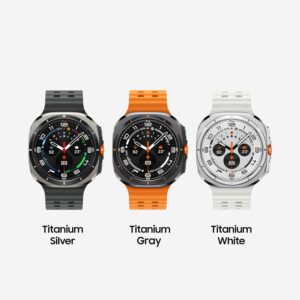 Samsung Galaxy Watch Ultra Smartwatch Galaxy AI, Resistenza estrema, Batteria a lunga durata, Sirena di emergenza, LTE, Cassa in titanio di grado aerospaziale 47mm Titanium Silver [Versione italiana]