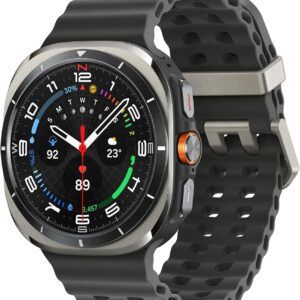 Samsung Galaxy Watch Ultra Smartwatch Galaxy AI, Resistenza estrema, Batteria a lunga durata, Sirena di emergenza, LTE, Cassa in titanio di grado aerospaziale 47mm Titanium Silver [Versione italiana]