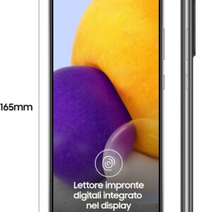 Samsung Galaxy A72 Smartphone, 6,7 pollici, 6GB RAM, 128GB, Black [Versione Italiana] (Ricondizionato)