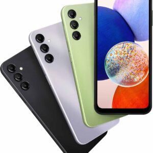 Samsung Galaxy A14 5G Smartphone Android, Display LCD FHD+ 6.6″, 4GB RAM, 128GB Memoria interna espandibile, Batteria 5.000 mAh, Black [Versione italiana]