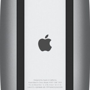 Apple Magic Mouse: Bluetooth, ricaricabile. Compatibile con Mac o iPad; Bianco, superficie Multi-Touch