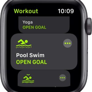 Apple Watch SE (GPS, 44MM) – Cassa in Alluminio Color Grigio Siderale con Cinturino Sport Nero (Ricondizionato)