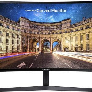 Samsung Monitor S24C366EAU, Curvo (1800R), 24”, 1920×1080 (Full HD), VA, 75 Hz, 4 ms, FreeSync, D-Sub, HDMI, Ingresso Audio, Eye Saver Mode, Flicker Free