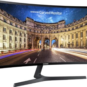 Samsung Monitor S24C366EAU, Curvo (1800R), 24”, 1920×1080 (Full HD), VA, 75 Hz, 4 ms, FreeSync, D-Sub, HDMI, Ingresso Audio, Eye Saver Mode, Flicker Free