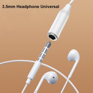 Adattatore USB C a Jack 3.5 mm per Cuffie, Adattatore Audio Aux USB Tipo C a Jack per Cuffie Compatibile con Samsung Galaxy S22 S21 S20 Note 20 A73 A53 A33, Huawei, Google Pixel e Altro, Bianco