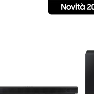 Samsung Soundbar HW-B530/ZF con Subwoofer, 2.1 Canali 360W 2022, Bassi Profondi, Effetto Surround, Suone Ottimizzato, Unico Telecomando