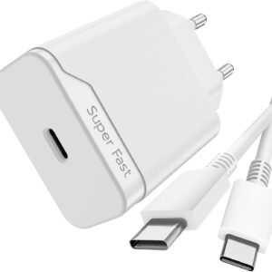 25W Caricatore per Samsung Galaxy A55 5g A54 A52s A53 A35 A34 A25 A15 A14 A13 S24 S23 5g S22 S21 S20 M54 M35 M15 Note20, Z Flip, Z Fold, EP-TA800, Rapido Caricabatterie USB C Spina Presa