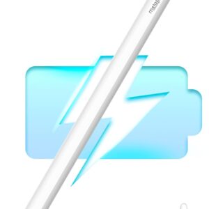 Metapen Penna A8 Compatibile con Apple iPad (2018-2024), Ricarica Rapida, Sensibile all’Inclinazione, Compatibile con iPad Air 5/4/3/11”M2, iPad 10/9/8/7/6, iPad Pro 12.9”/11”/13”M4, iPad Mini 6/5