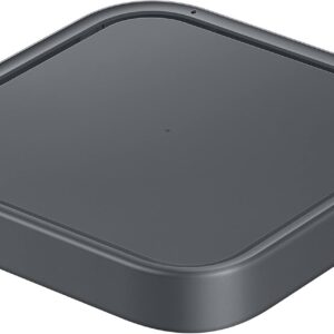 Samsung Wireless Charger Single 15W Fast Charging 2.0 con Caricabatterie 25W, Grigio Scuro