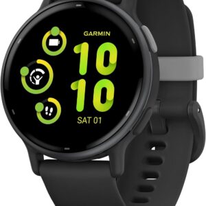 Garmin vívoactive 5, Smartwatch AMOLED 1,2″, Cassa 42mm, Musica, Garmin Pay, +30 Sport, GPS, Cardio, Coach Sonno, Benefici Workout, Autonomia 11 giorni