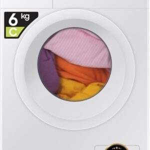 Samsung Lavatrice Slim WW60A3120WE/ET Libera Installazione, 6 Kg, 1200 RPM, Vapore, Carica Frontale, No Wifi, 60l x 85h x 40p cm