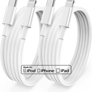 Cavo iPhone USB C Lightning 2M, 2pac Apple MFi certificato 20W Rapida Tipo C Ricarica Caricatore Cavo iPhone Originale Apple per iPhone 14 13 12 Pro Max Mini Plus 11 Pro Max 11 Pro XS Max SE iPad