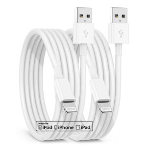 Cavo iPhone Originale Apple, 2Pack Cavo Ricarica iPhone Cavi USB to Lightning 1 Metri, Cavetto USB Lightning Compatibile con Apple iPhone 14 Plus/13 Pro Max/12 Mini/11 Pro/X/XR/XS/8/7/6 Plus/SE/iPad