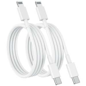 Cavo iPhone USB C Lightning 1M+2M,2Pac Apple MFi Certificato 20W Rapida Tipo C Caricatore Cavo Ricarica iPhone Originale Apple per iPhone 14 13 12 11 Pro Max Plus,iPad-Cavetto iPhone 1+2 Metri