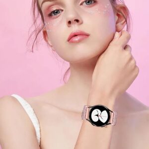 Confezione da 4 cinturini elastici in nylon da 18 mm, 19 mm, 20 mm, 22 mm, a sgancio rapido, cinturino in nylon per Samsung Galaxy/Garmin/Fossil/Amazfit/Huawei Watch, cinturino di ricambio elastico in