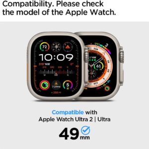 Spigen Cover con Cinturino Rugged Armor Pro Compatibile con Apple Watch Ultra 2 49mm e Apple Watch Ultra 49mm