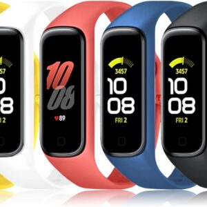 Cinturino Compatibile con Samsung Galaxy Fit 2, Braccialetto di Ricambio per Samsung Galaxy Fit 2 SM-R220 Bracciale Bracciali Cover Cinturini Silicone Colorati (5PCS)