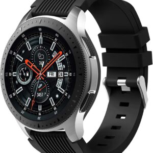 Dirrelo Cinturino Compatibile con Samsung Galaxy Watch 3 45mm/Galaxy Watch 46mm/Huawei GT 2 46mm, 22mm Sportivi Cinturini Morbido Silicone Ricambio per Samsung Gear S3 Frontier per Uomo Donna