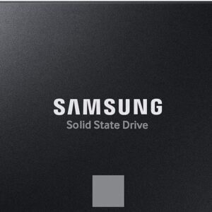 Samsung 870 EVO SSD, Fattore di forma 2,5″, Intelligent Turbo Write, software Magician 6, Nero, 500 GB