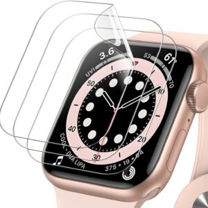 JETech Pellicola Protettiva Compatibile per Apple Watch SE (2022/2020) /Serie 6 5 4 40 mm, Alta Definizione, Pellicola TPU, Pacco da 3