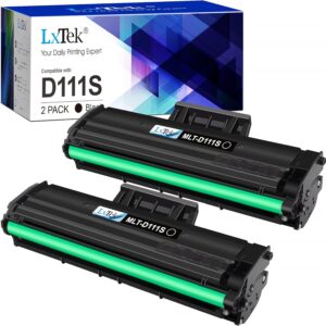 LxTek MLT-D111S Sostituzione Compatibile per Samsung D111S MLT-D111L Toner per Xpress M2026W M2026 M2070FW M2070 M2070W M2070F M2020 M2020W M2021 M2021W M2022 M2022W M2071 M2071W M2078W (Nero, 2-Pack)