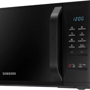 Samsung Forno a Microonde a libera installazione Cottura Essenziale, MS23K3513AK, Microonde 800 W, 23 L, 49l x 27,5h x 37p cm, Nero