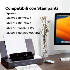 TONER COMPATIBILE PER SAMSUNG BL-MLT-D111S Xpress M2022, M2022W, M2070, M2070W, M2070F, M2070FW, M2026, M2026W, M2020, M2020W , stampa 1000 pagine