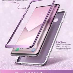i-Blason Cover Samsung S10, Custodia Brillantini Scintillante [Serie Cosmo] Glitter Case per Samsung Galaxy S10 2019, senza Protezione per Display, Marmo