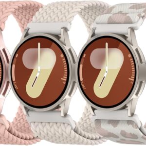 Delidigi 20mm Cinturino Compatibile con Samsung Galaxy Watch 7/6/5/4/FE 40mm 44mm/Watch 6 Classic 43mm 47mm/Watch 5 Pro 45mm/Watch 4 Classic 42mm 46mm/Watch 3 41mm, Nylon Regolabile Sport Cinturino