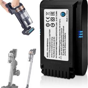 Batteria per Samsung Jet 60 65, Jet 70 75 75+, Jet 90 90+ Series Samsung Aspirapolvere senza fili, ricambio per modello VCA-SBTA60 VCA-SBT90 VCA-SBT90EB. 3.5Ah 21.6V 75.6Wh