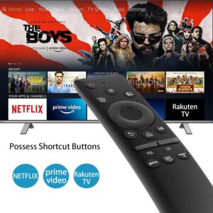 universale Telecomando per Samsung Smart TV LCD LED UHD QLED 4K HDR TV Telecomando avere Netflix Prime video Rakuten-TV tasto di scelta rapida
