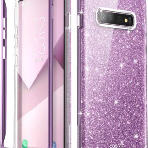 i-Blason Cover Samsung S10, Custodia Brillantini Scintillante [Serie Cosmo] Glitter Case per Samsung Galaxy S10 2019, senza Protezione per Display, Marmo