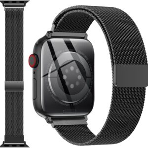 Originale Loop Milanese in Acciaio Inossidabile Compatibile con Apple Watch Cinturino 49mm 46mm 45mm 44mm 42mm 41mm 40mm 38mm, per iWatch Ultra 2/Ultra, SE, 10 9 8 7 6 5 4 3 2 1