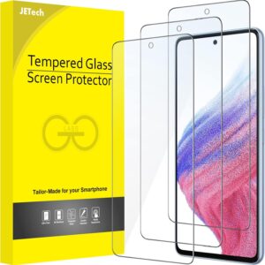 JETech Pellicola Protettiva per Samsung Galaxy A53 5G / A52 / A52 5G / A52s 5G, 9H Protezione in Vetro Temperato Film, HD Chiaro, Pacco da 3