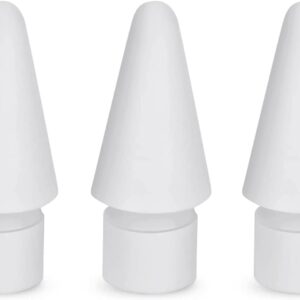 flintronic Punta per Apple Pencil, 3 Pezzi Punte Tips, Alta Sensibilità Punte, Punta Ricambio Accessori, per Apple Pencil 1a e 2a Generazione, Compatibile con Apple Pencil Punta (Bianco *3)