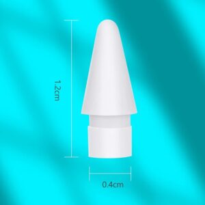flintronic Punta per Apple Pencil, 3 Pezzi Punte Tips, Alta Sensibilità Punte, Punta Ricambio Accessori, per Apple Pencil 1a e 2a Generazione, Compatibile con Apple Pencil Punta (Bianco *3)