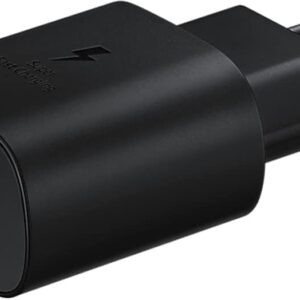 Samsung EP-TA800N 25W Caricabatterie a Ricarica Super Veloce, Porta USB di Tipo C, Senza Cavo, Nero